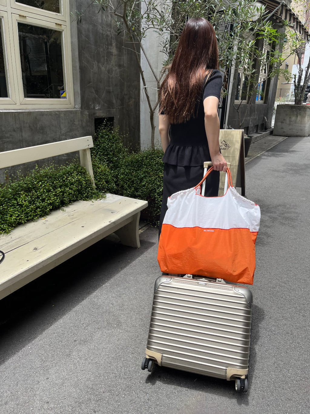 Bicolor Model(L#0407 WHITE/ORANGE-301195