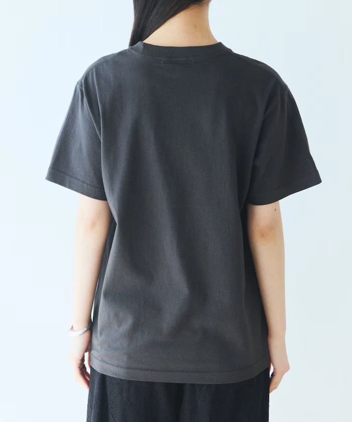 Comfortable Logo Horse Print Crew Neck T-Shirt