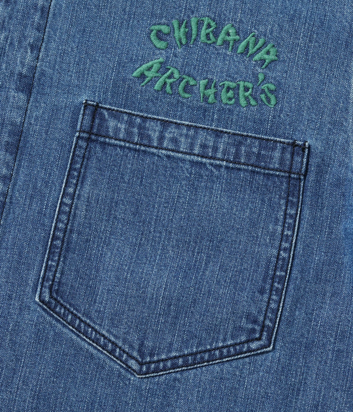 Late 1950s Style Blue Denim Okinawa Jumper ���CHIBANA ARCHER'S��� (AGING MODEL)