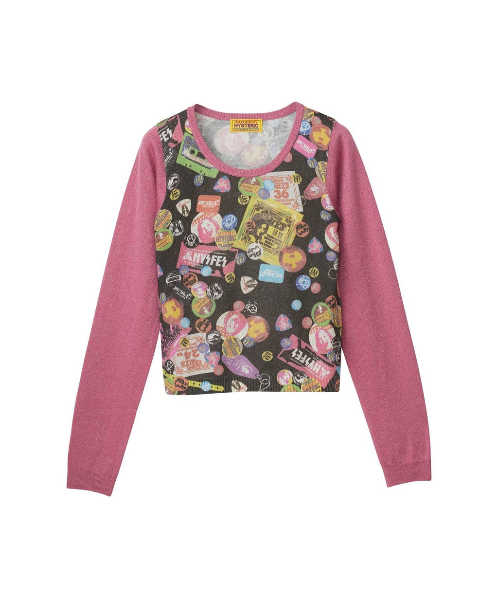 GUITAR DAYS Pattern Pullover