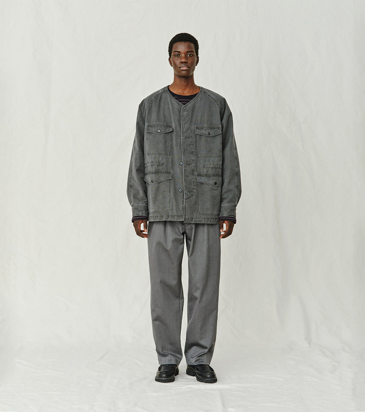 Double Pleated Chino Pants