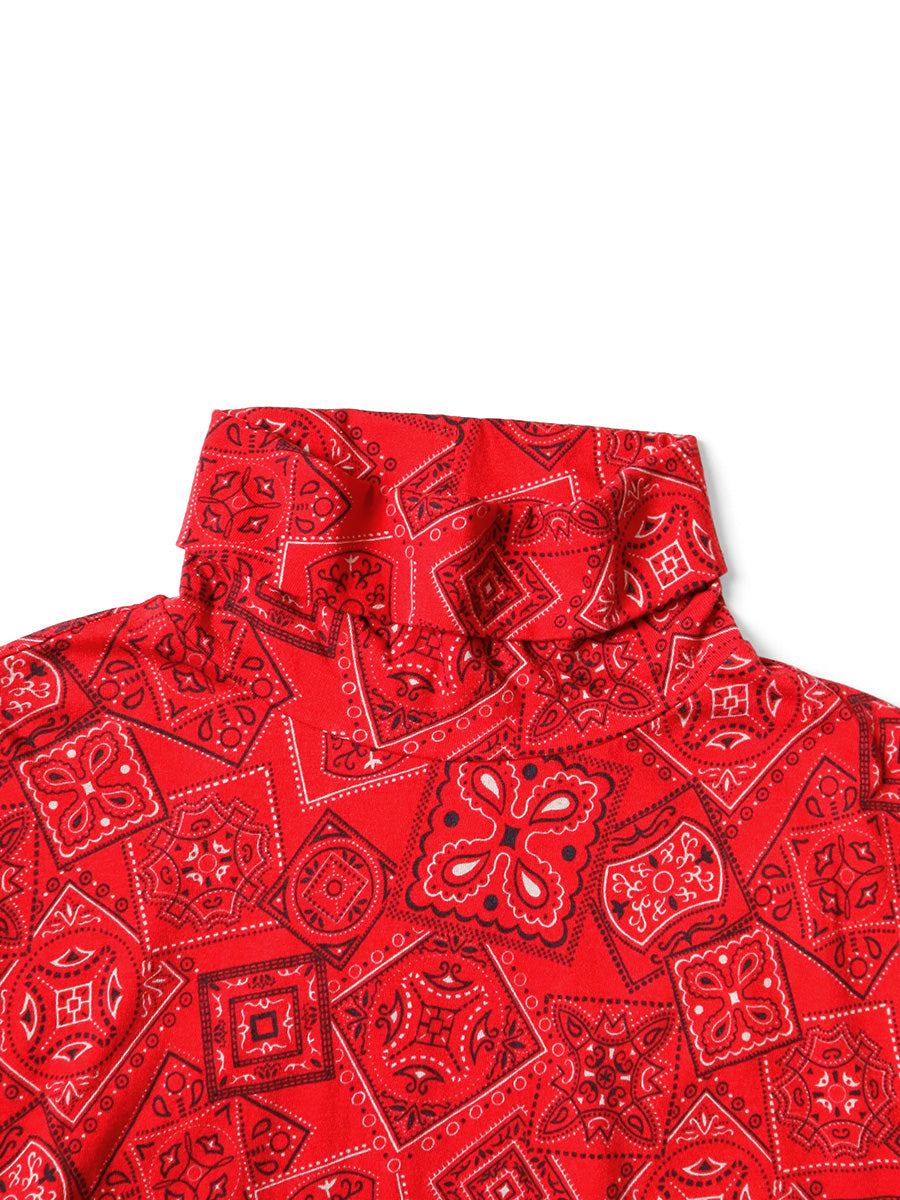 20/-Tenjiku COOKIE Bandana pt High Neck Long T