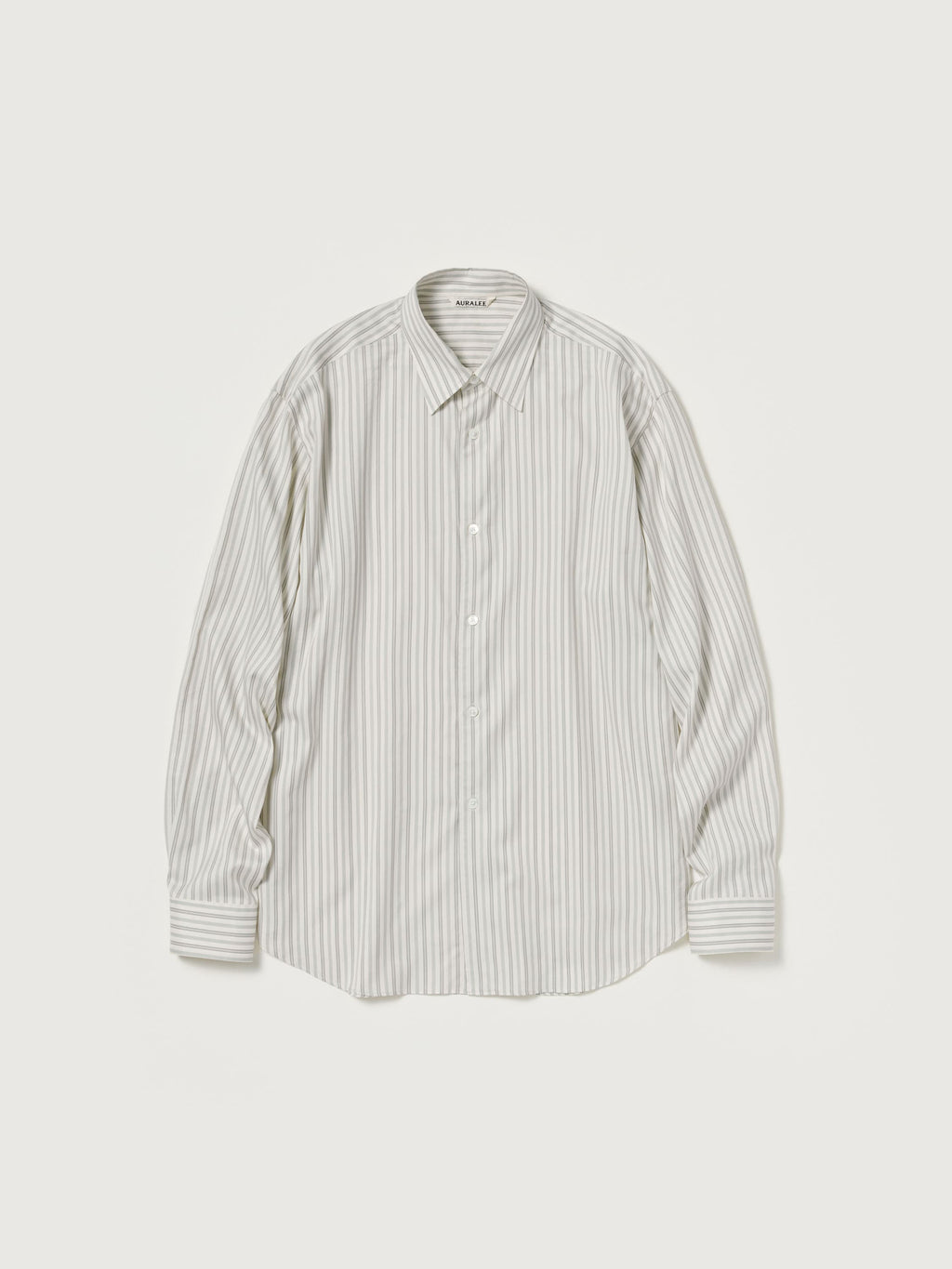 COTTON SILK STRIPE SHIRT