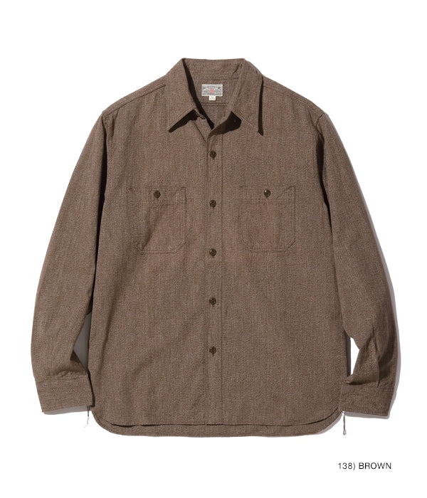COTTON COVERT WORK SHIRT