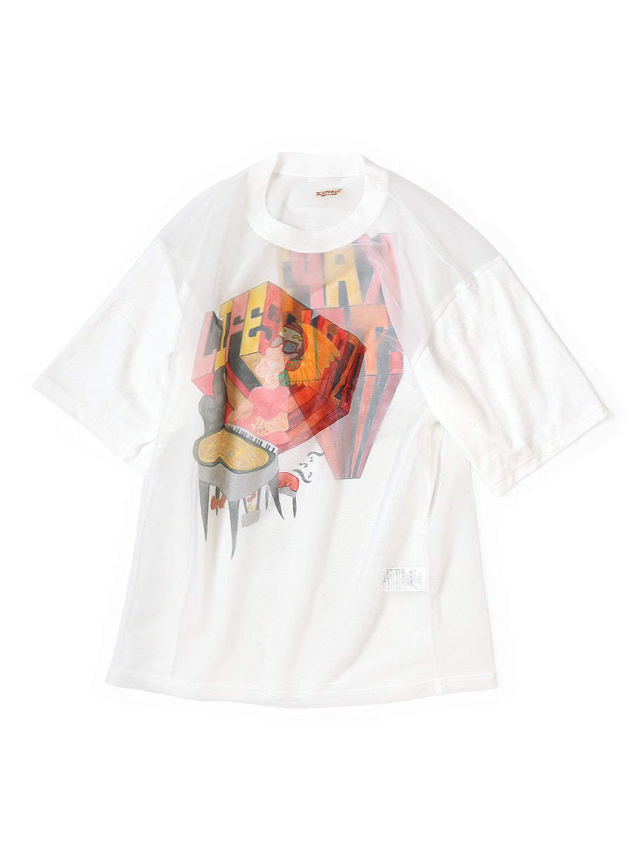 Sheer Jersey × 20/- Jersey Crew T (Analog Piano Man pt)