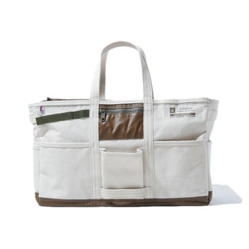 ALBERTON CANVAS TOTE sizeM/KHAKI