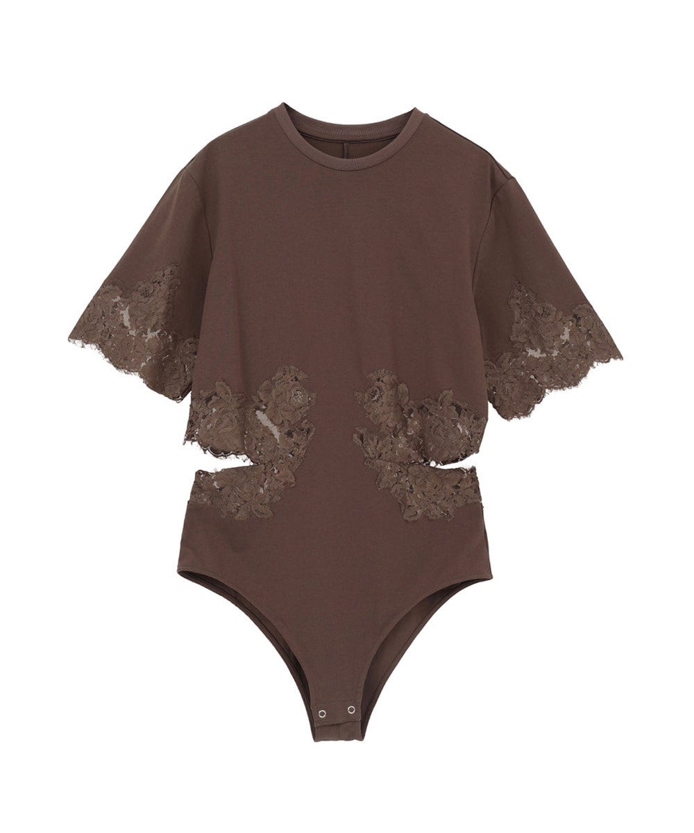 SIDE LACE CUT OUT BODYSUITS