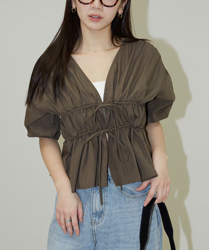 2WAY Shirring Blouse Limited Edition