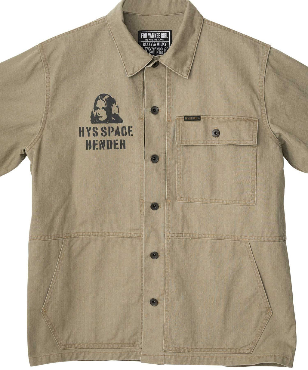 HYS SPACE BENDER M-44 HBT Shirt Jacket