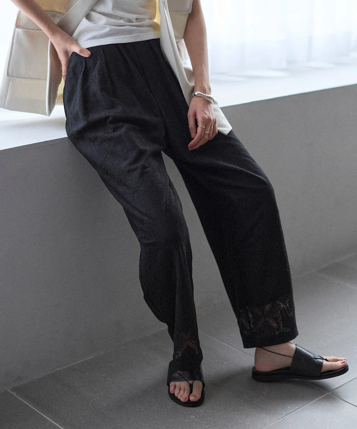 Panel Lace Easy Pants / Compatible with Setup - February 12, 12:00 Release