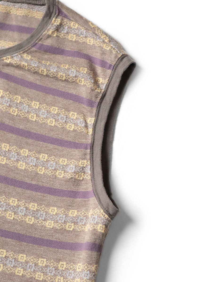 Sunrise Jacquard Border Jersey Abeko Bear...