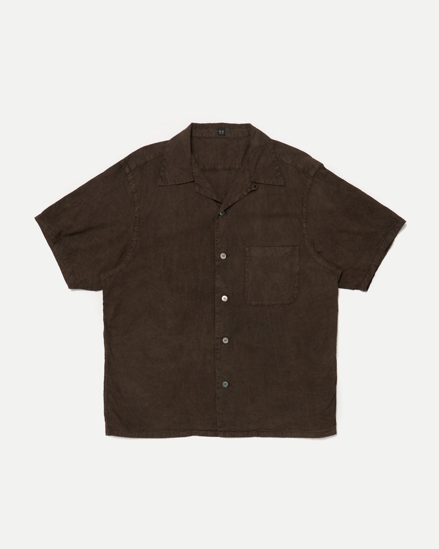 LOT.113 OPEN COLLAR SHIRT