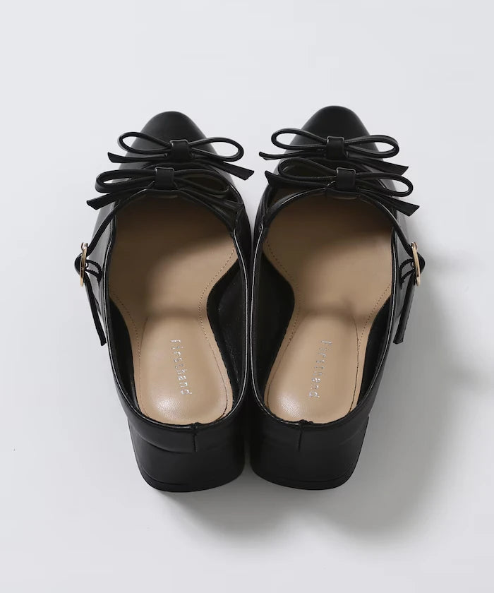 Double Ribbon Strap Mule