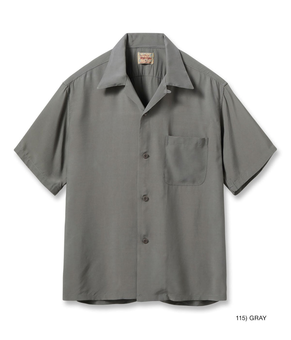 RAYON BOWLING SHIRT “PLAIN”