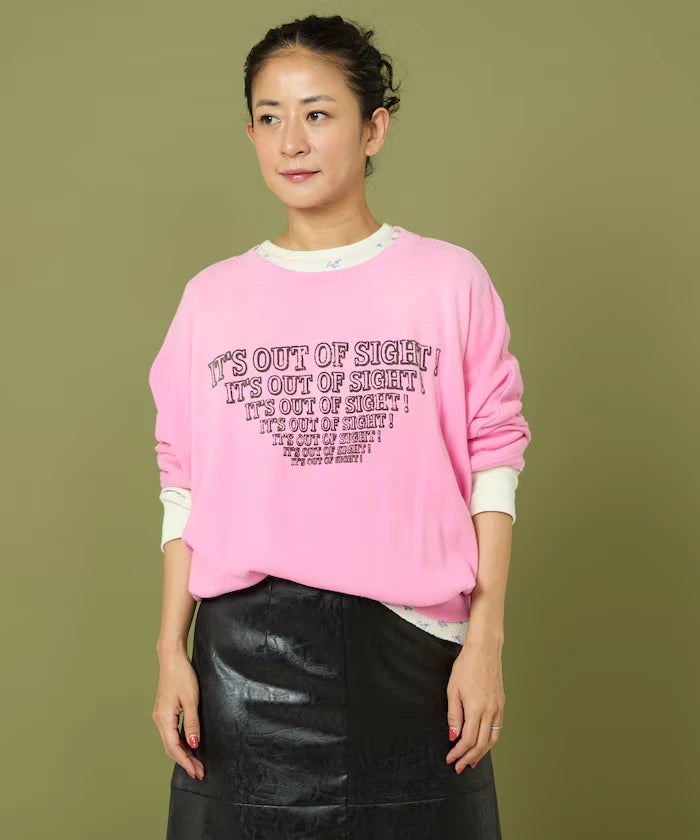Fade Print Dolman Sweat