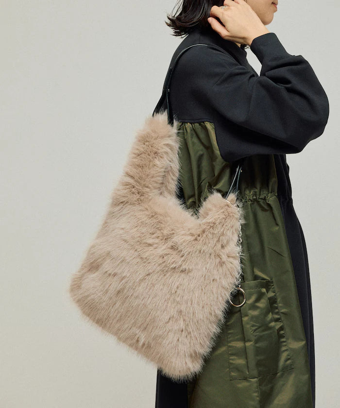 Multiway Fake Fur Tote