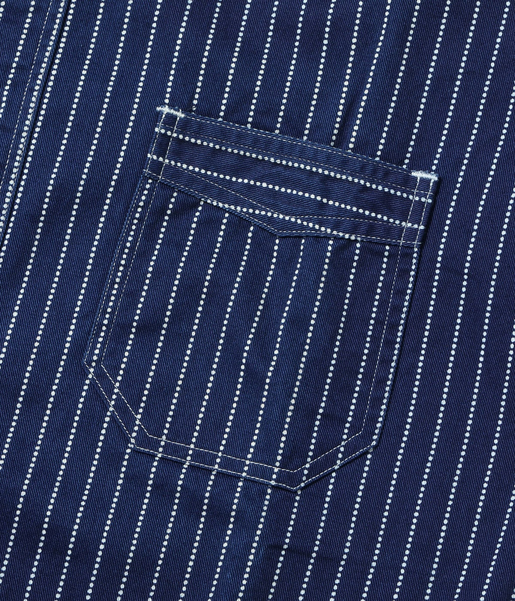 Fiction Romance 8.5oz. Wabash Stripe Work Shirt (Short Sleeve)