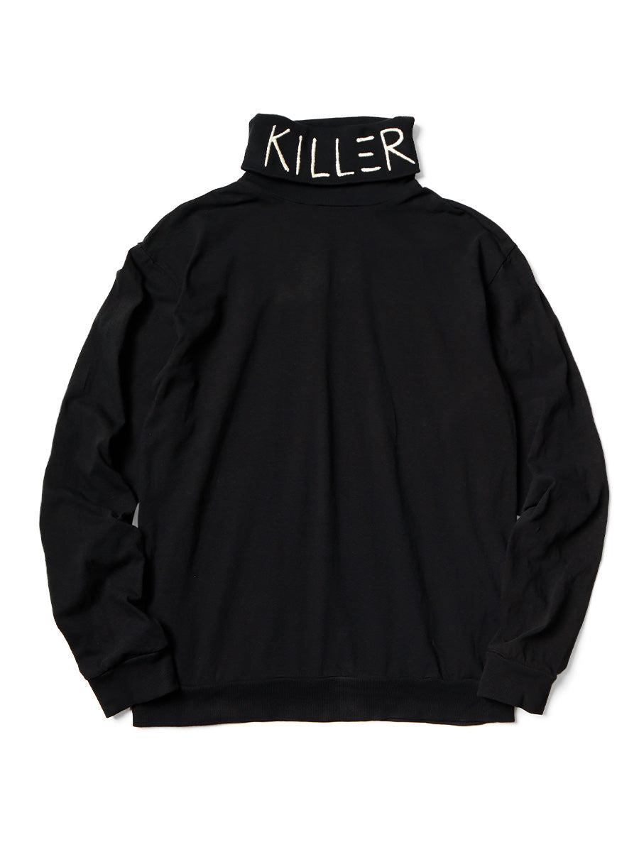 18.5/- Tenjiku High Neck Long T (KILLER Embroidery)