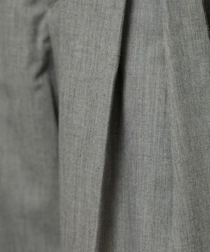 Tuck Wide Slacks Pants