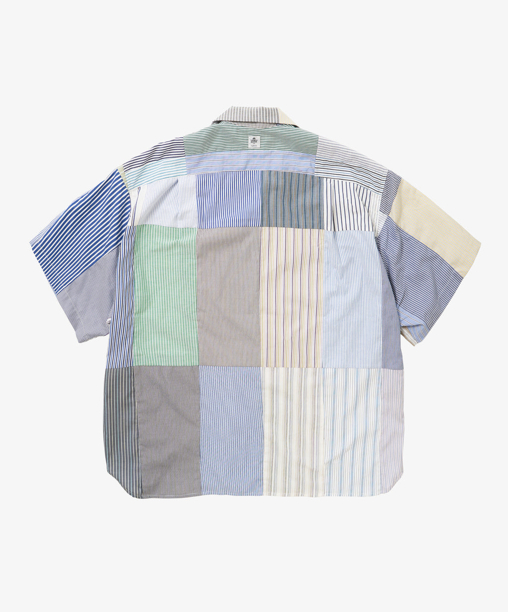 overshirt short sleeve stripe thirteen