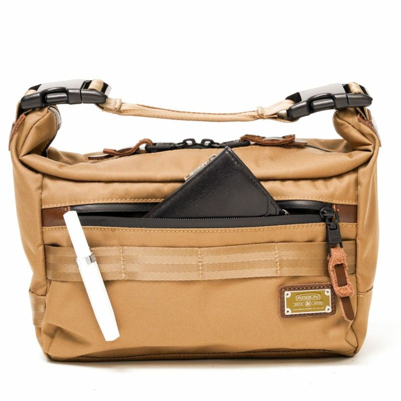 CORDURA DOBBY 305D 2WAY BAG sizeS/KHAKI