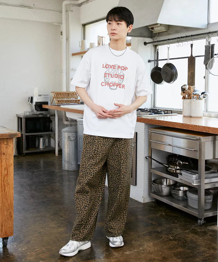 <Functional Material> Animal Print T-Shirt Limited Edition