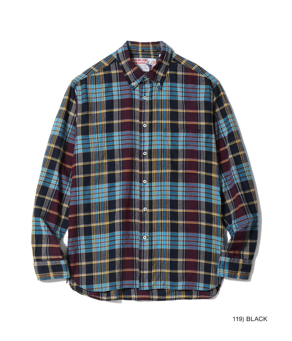 INDIA MADRAS CHECK BUTTON DOWN SHIRT