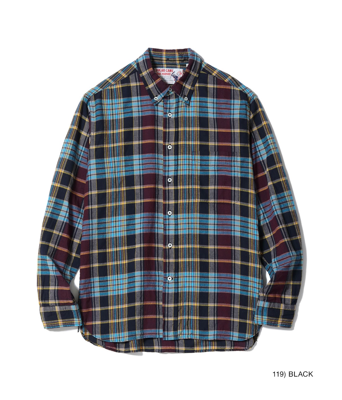INDIA MADRAS CHECK BUTTON DOWN SHIRT