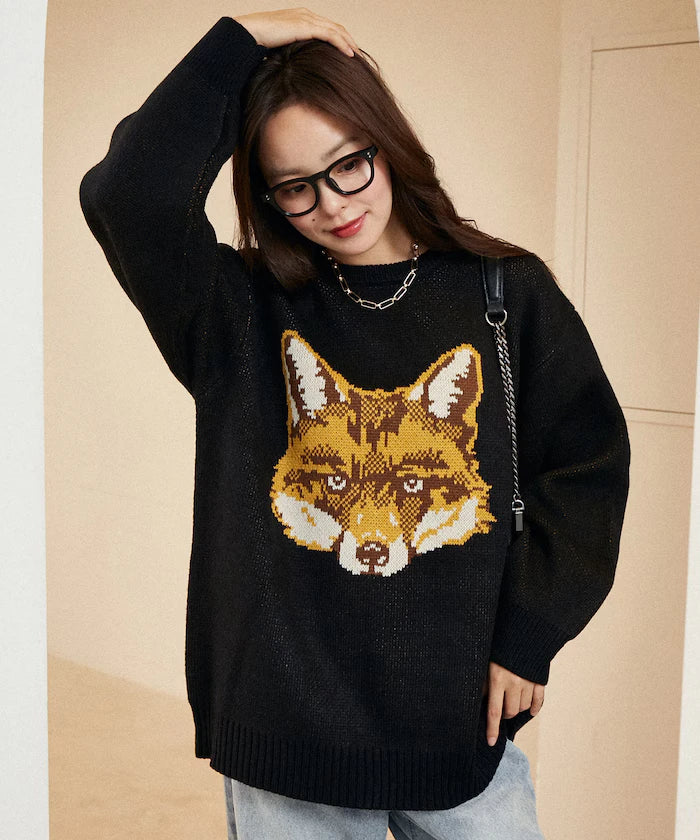 Animal Jacquard Big Knit Limited Edition