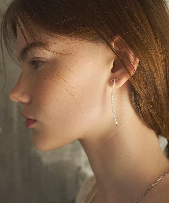SILVER925 Freshwater Pearl Earrings