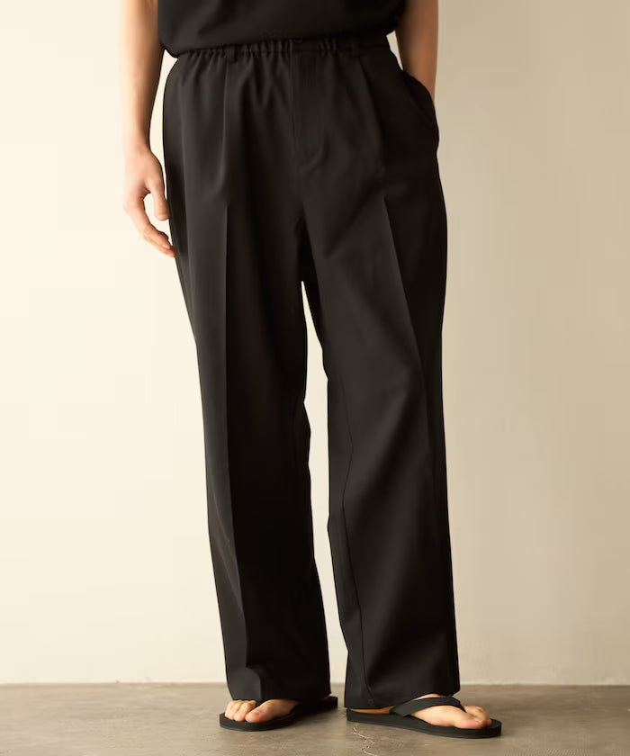 Functional Material Jacket & Wide Slacks Set Up / Washable / UV Cut / Quick Dry / Contact Cooling