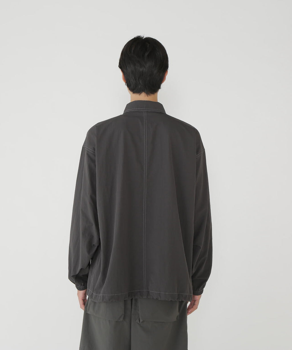 crinkled nylon shrits jacket