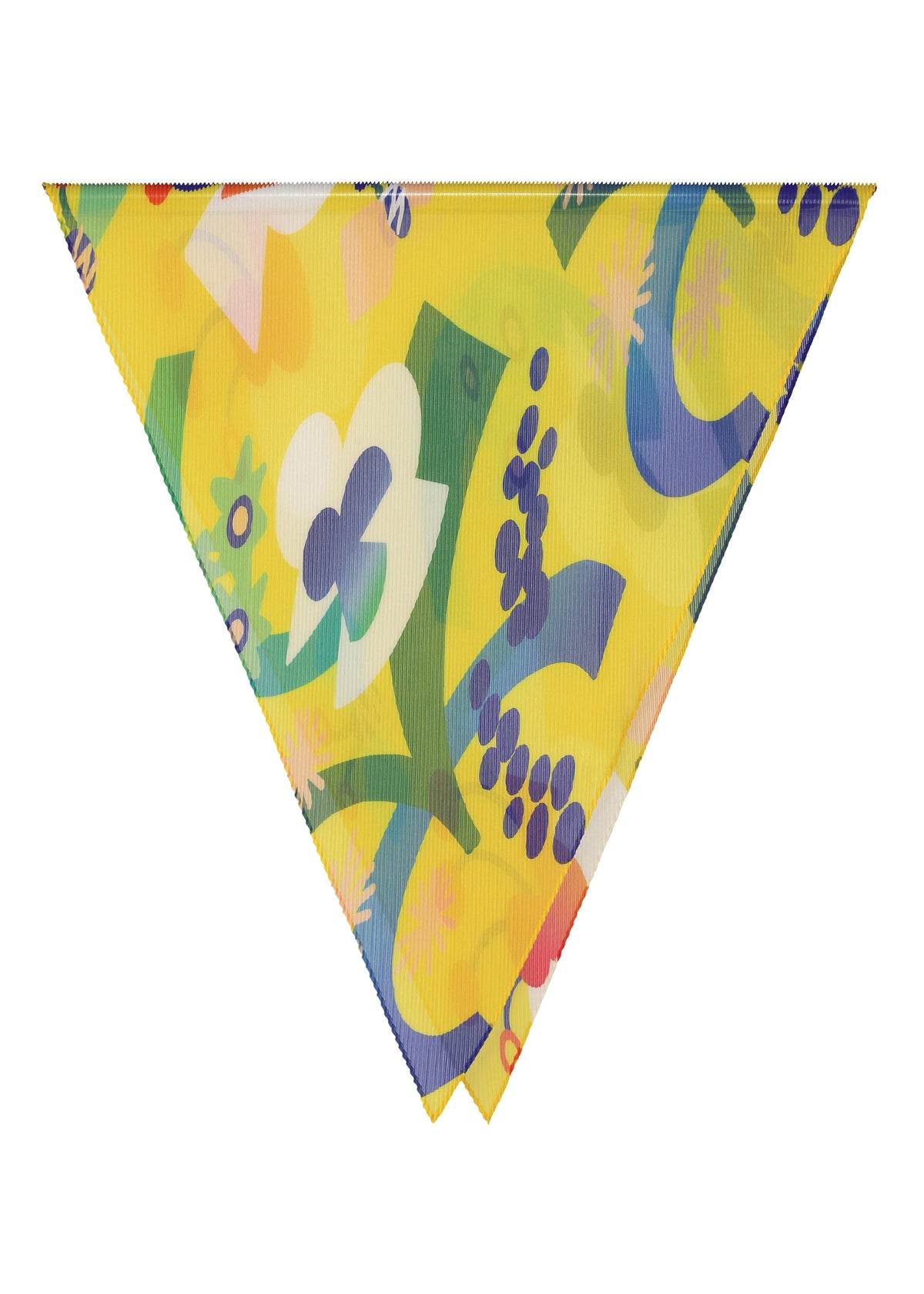 Flower Dome Pleats Stole