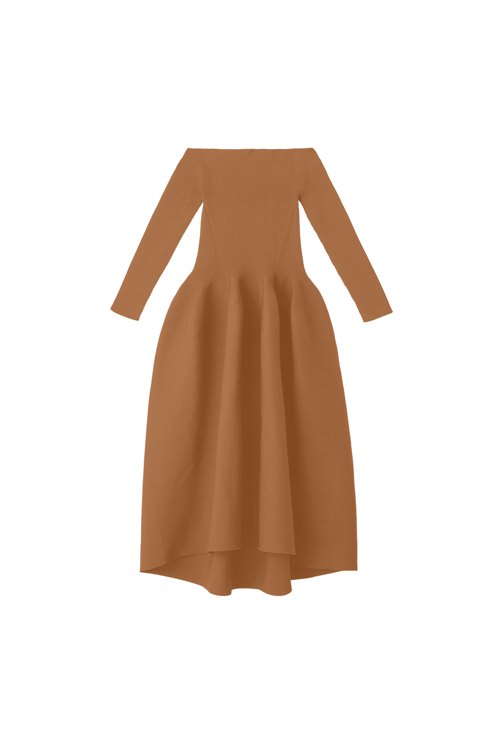 POTTERY HS OFF SHOULDER LONG SLEEVE DRESS