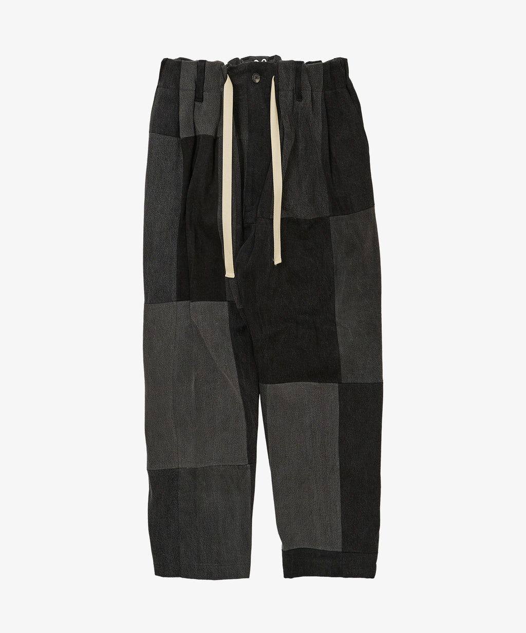 baggy trousers black denim three