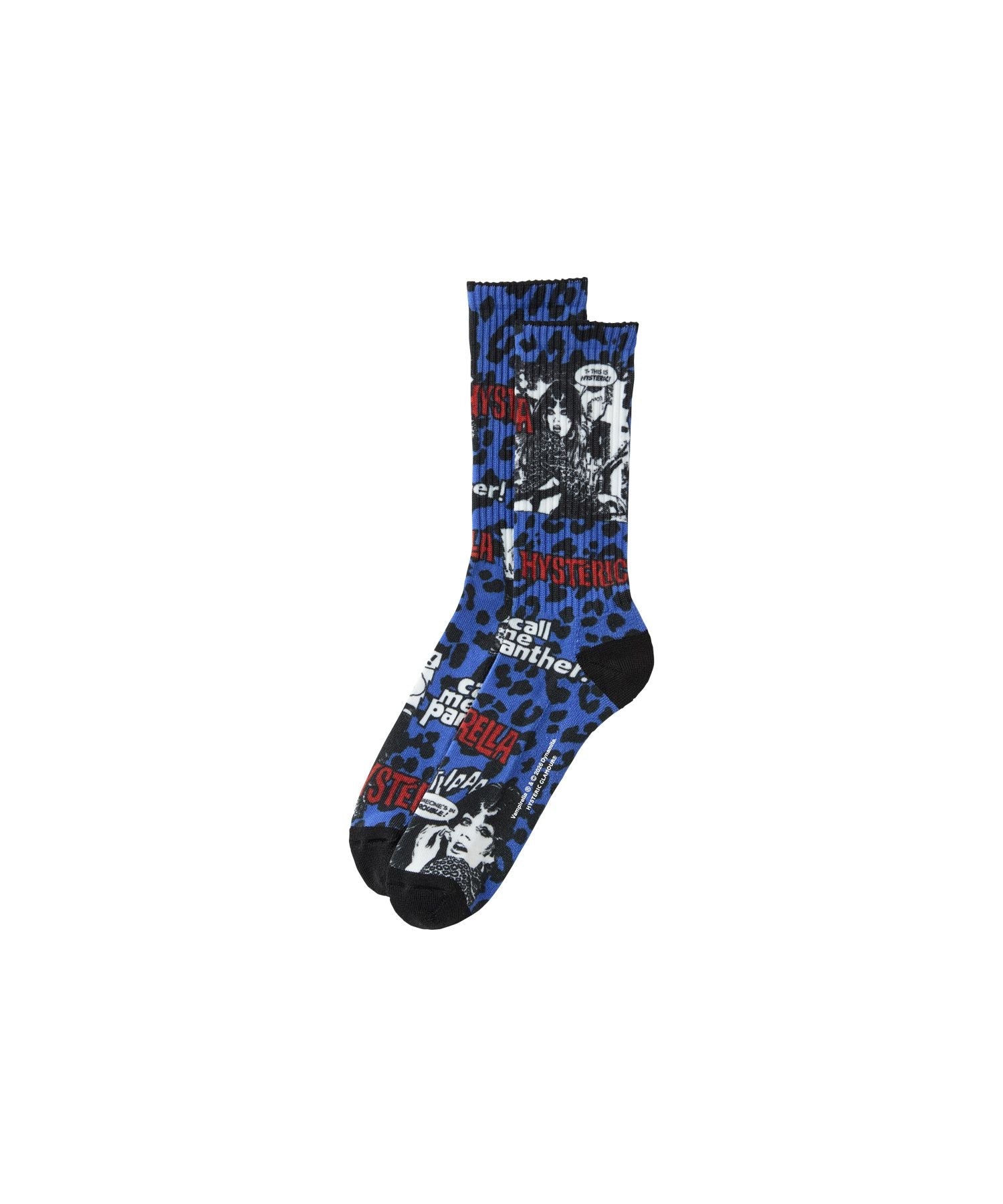 VAMPIRELLA/CALL ME PANTHER pattern sports socks