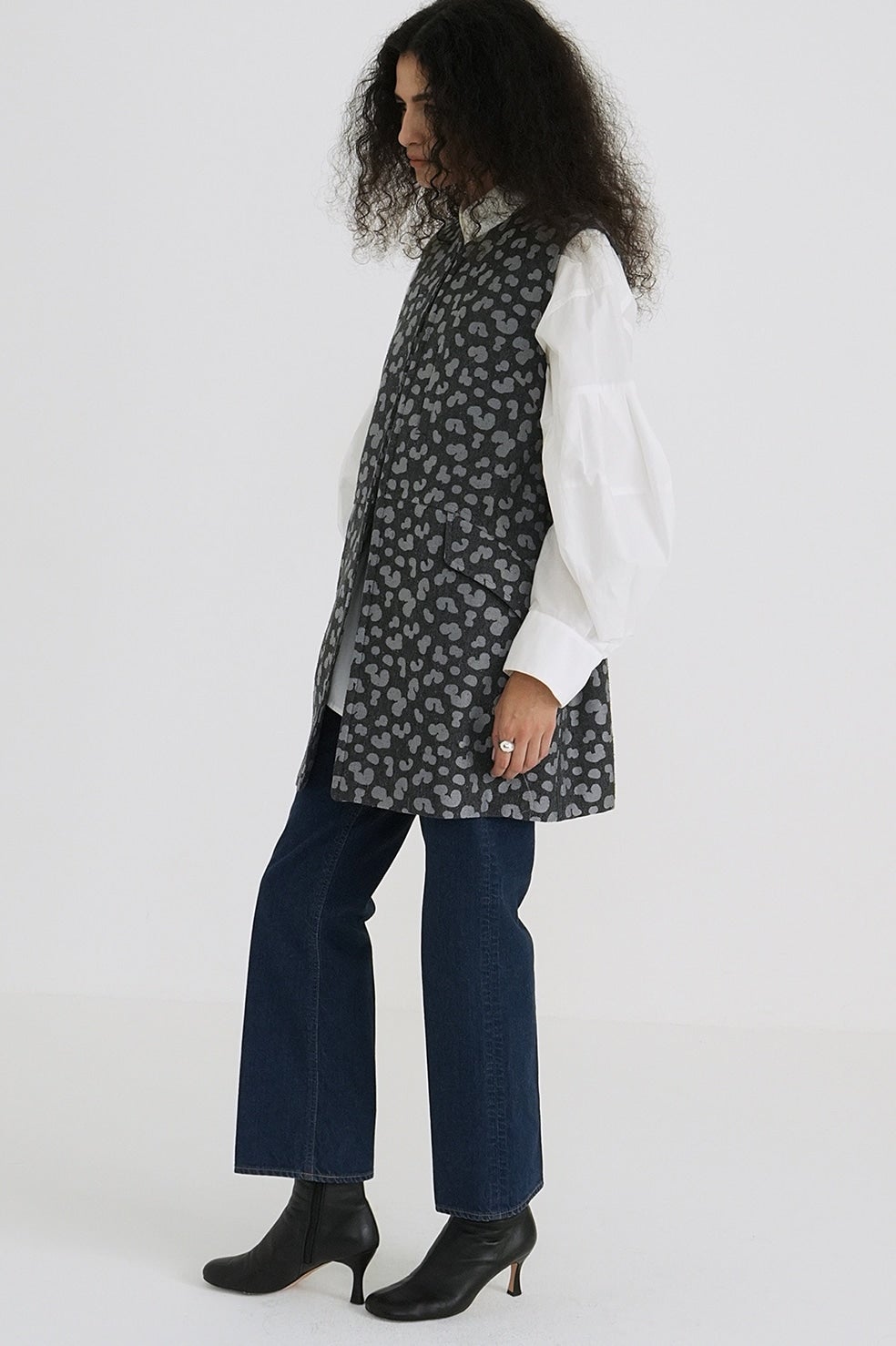 LEOPARD LONG GILET