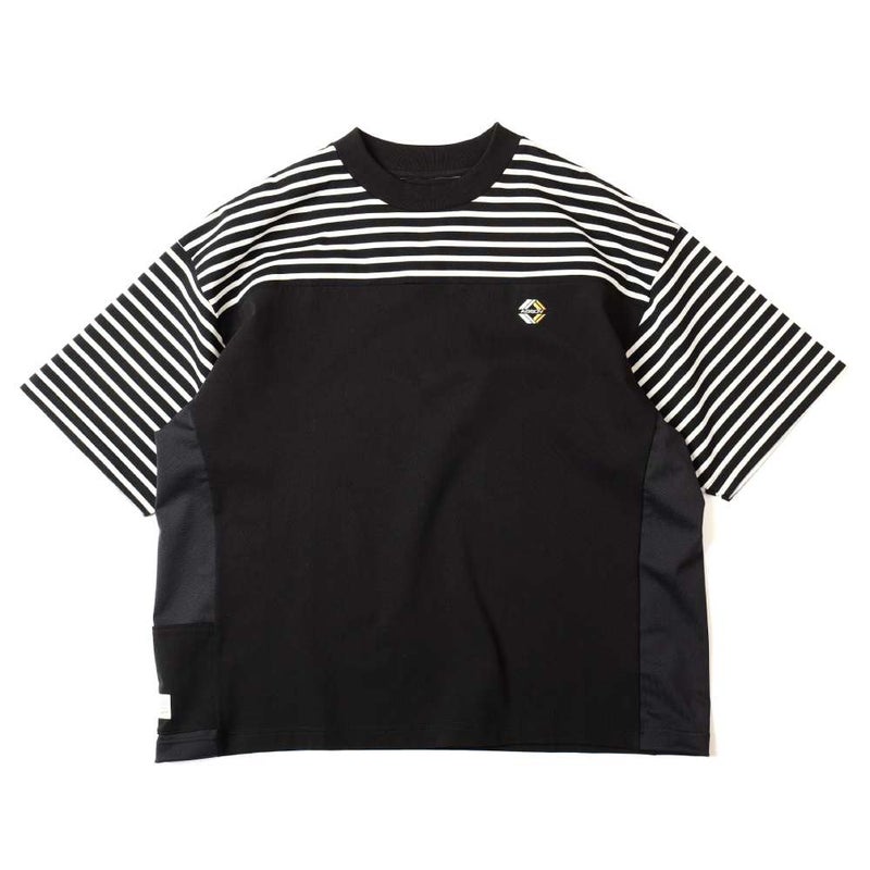 BLOCK MOCK NECK GOLF SERIES/ BLACK
