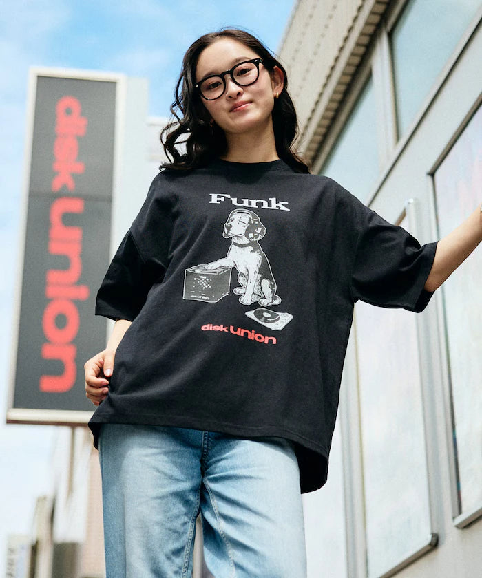 Limited Release diskunion×FREAK'S STORE Exclusive Beagle Big Silhouette Print Crew Neck T-Shirt