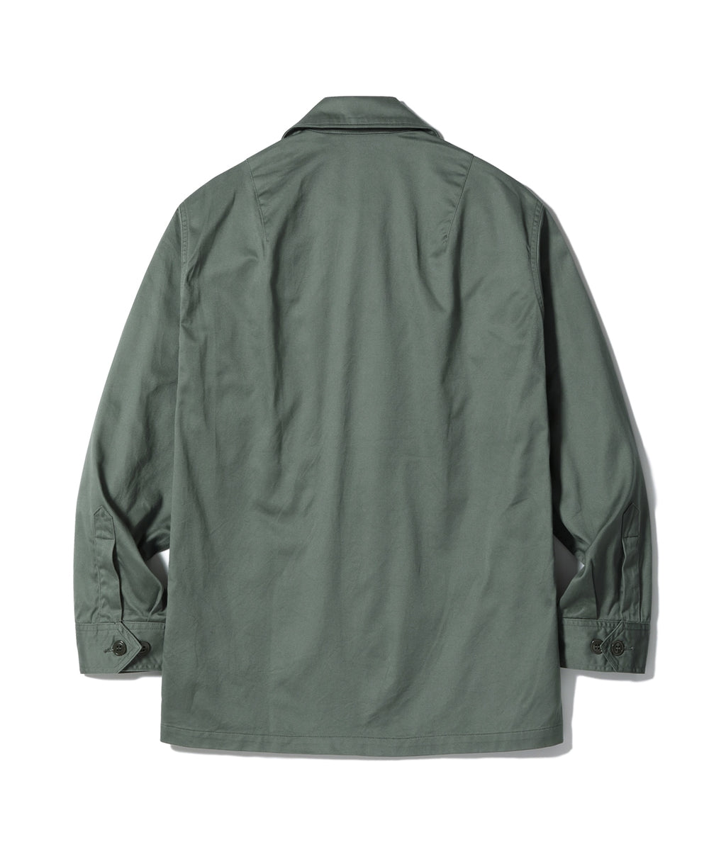 Utility Shirt, Cotton Sage Green