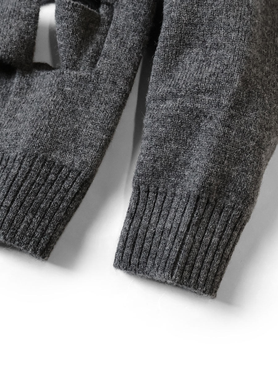 7G Wool Wind Pen BIG Crew Sweater