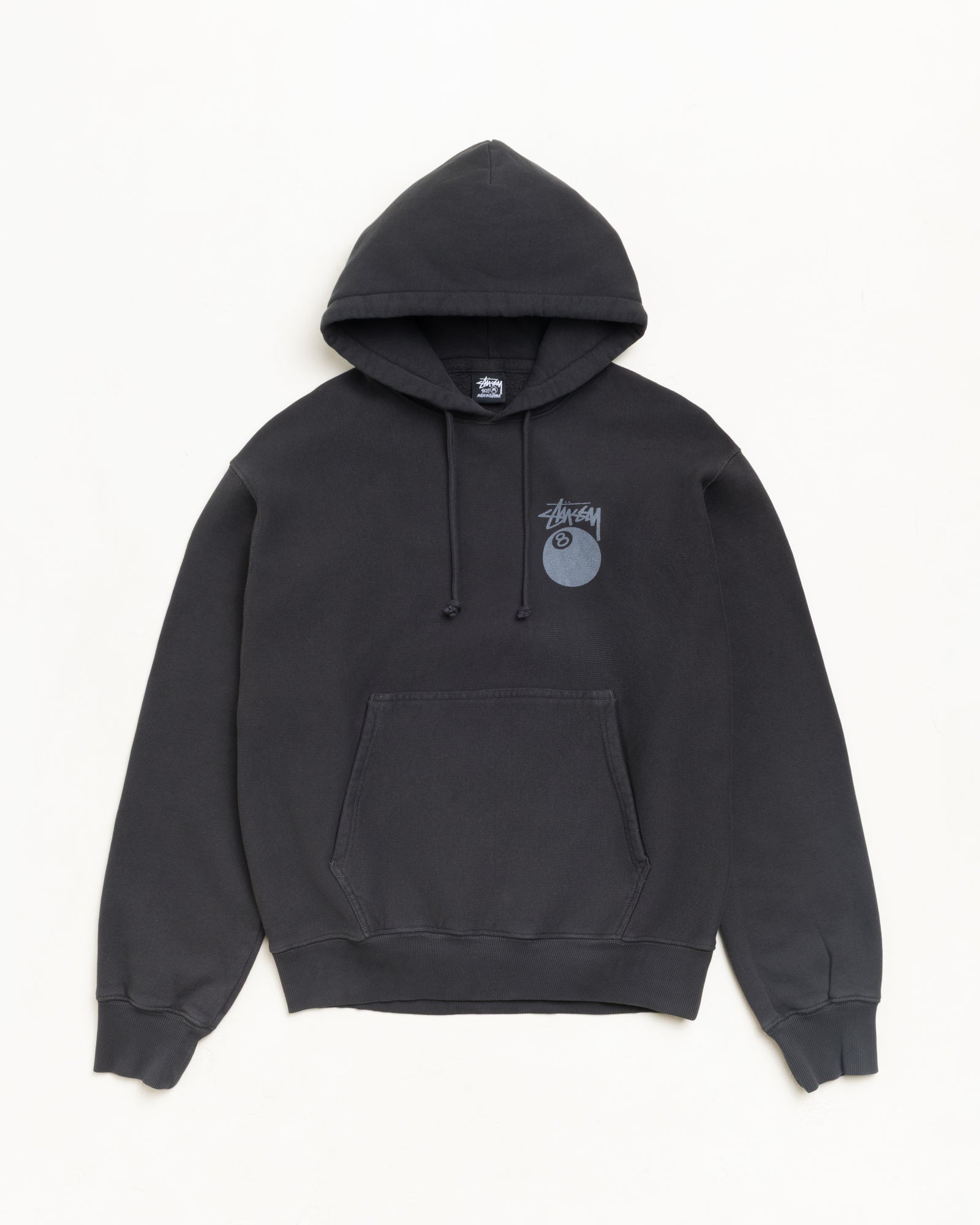8 BALL HOODIE GARMENT DYED