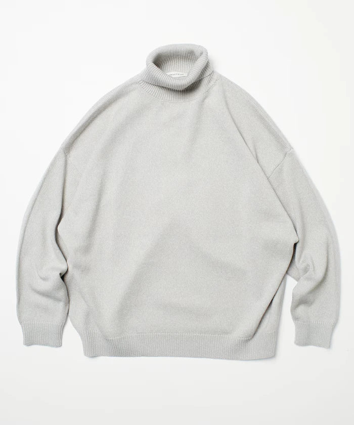 Relaxed Fit Easy Care Washable Turtleneck Knit