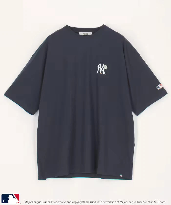 MLB One-Point Flower Embroidery T-Shirt