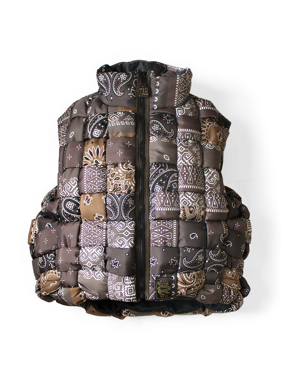 Bandana Transfer Nylon KEEL Weaving Vest