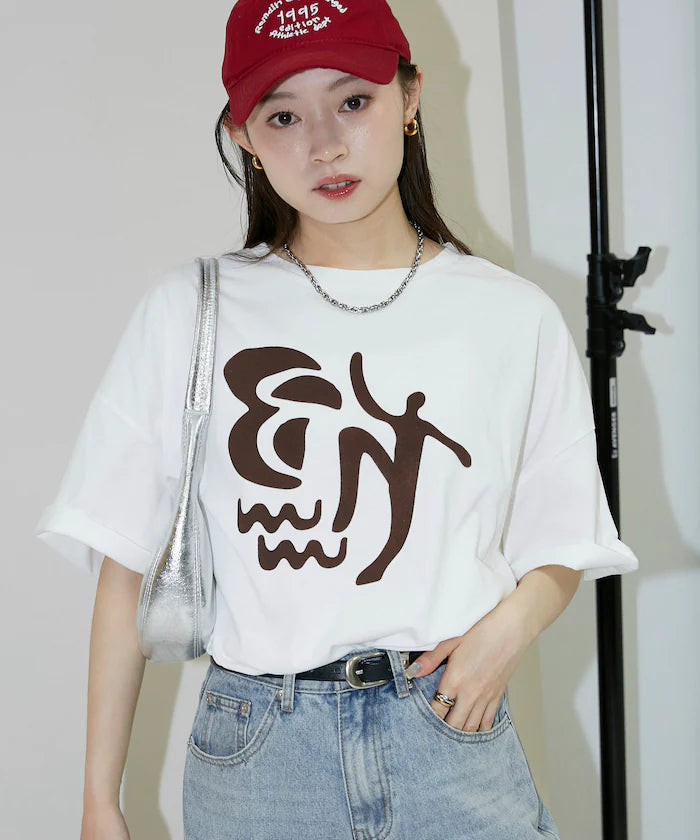 Flocky Nuance Art Big T-Shirt Limited Release