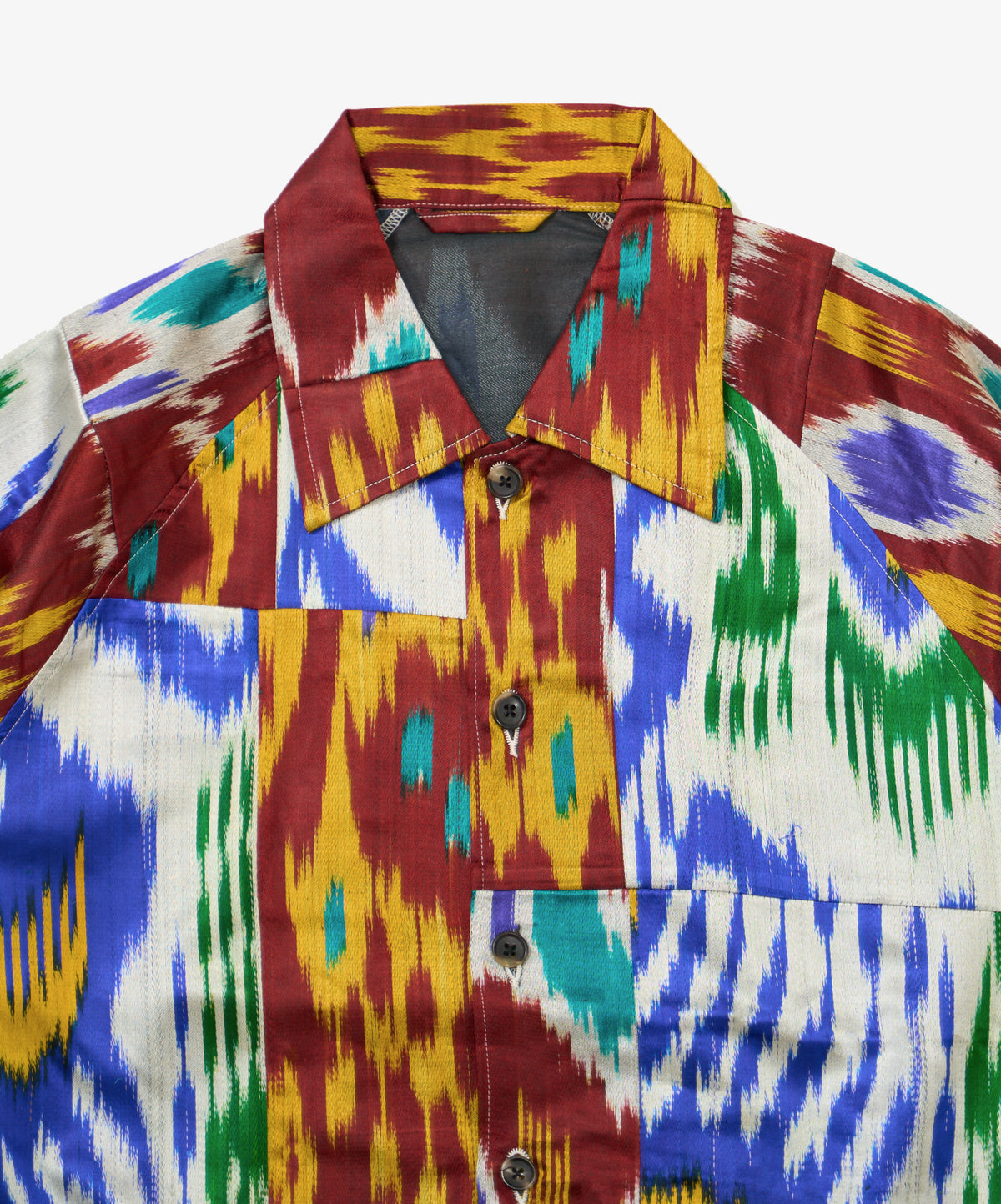 big pocket overshirt thai silk one