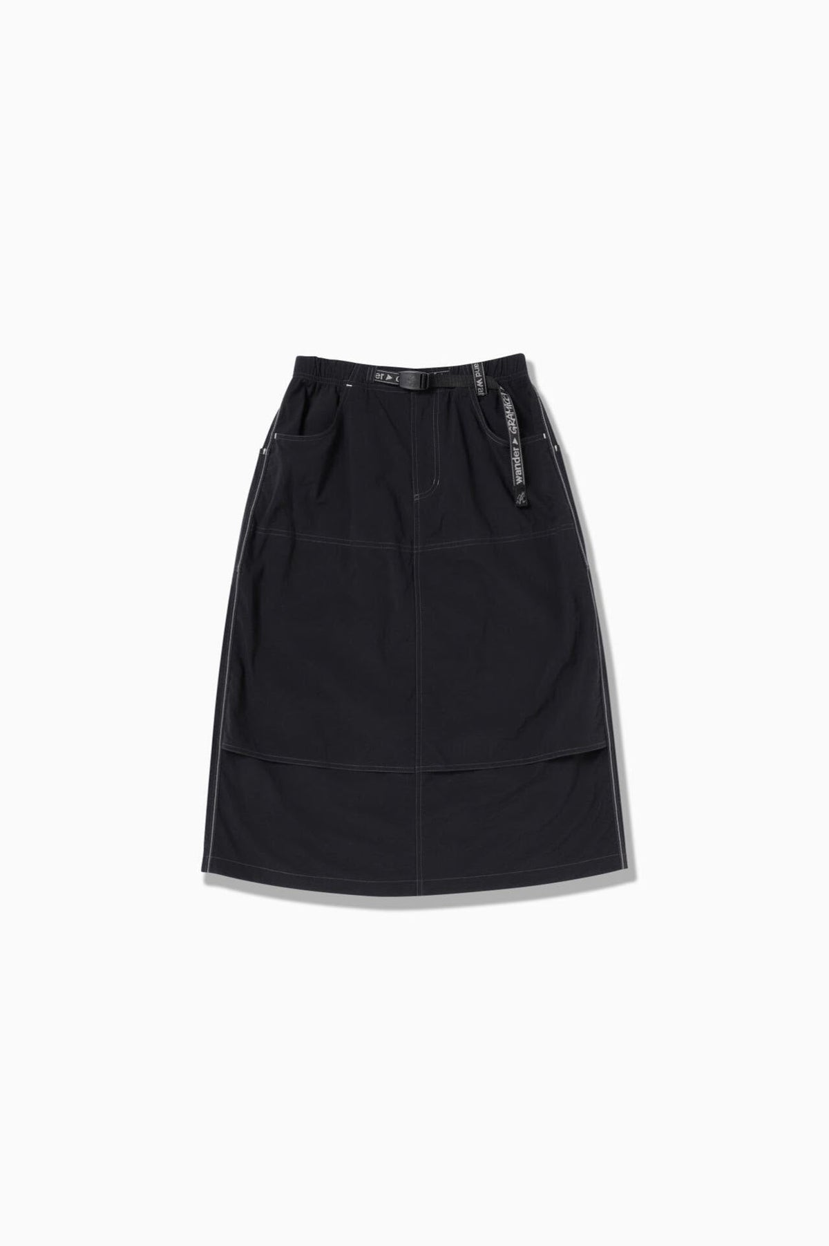 GRAMICCI × and wander nylon double knee skirt