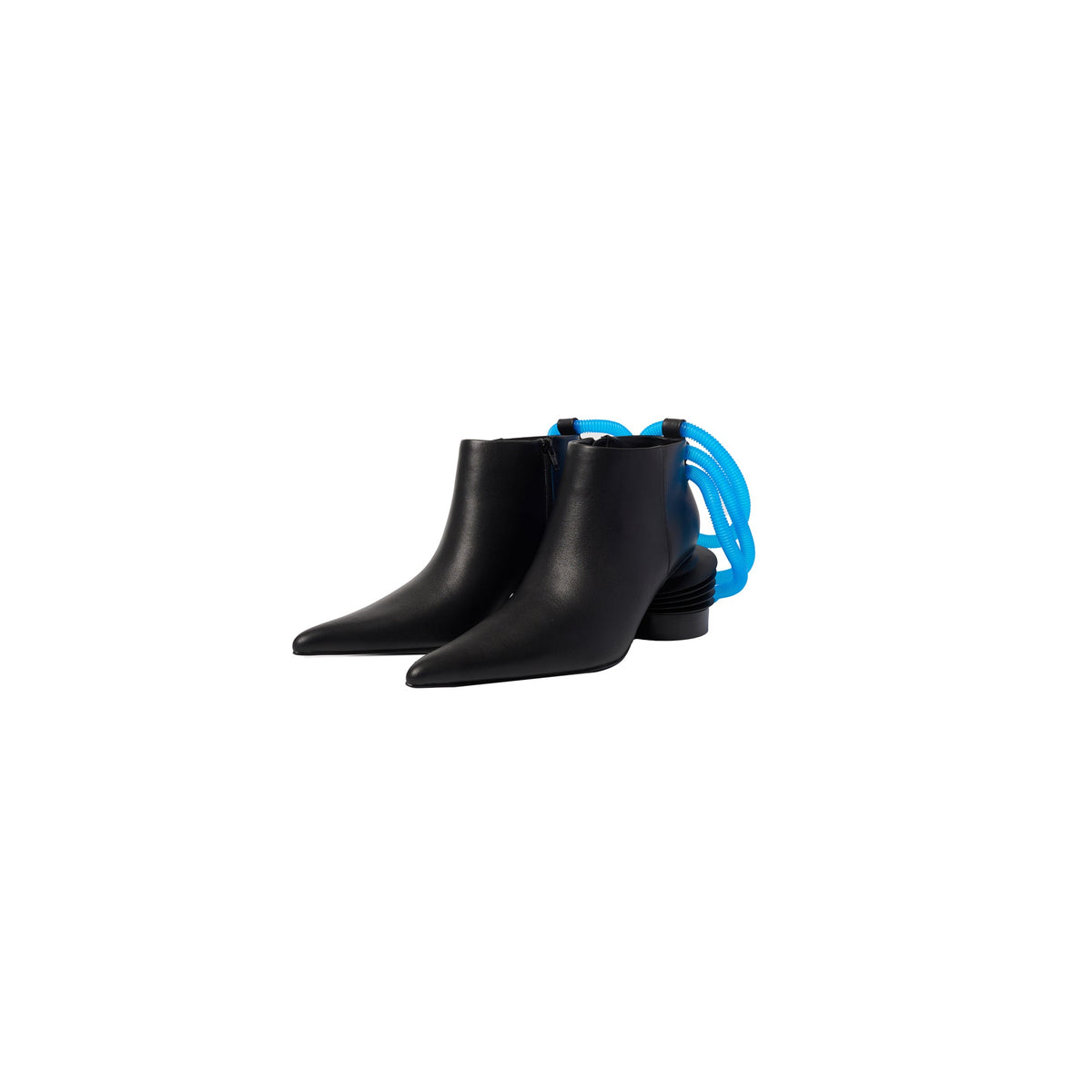 AIR PUMP HEEL BOOTIES : BLACK x BLACK