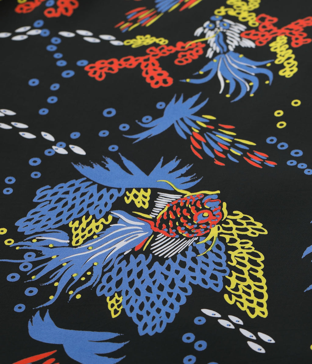 Rayon Hawaiian Shirt 'Tropical Fish'